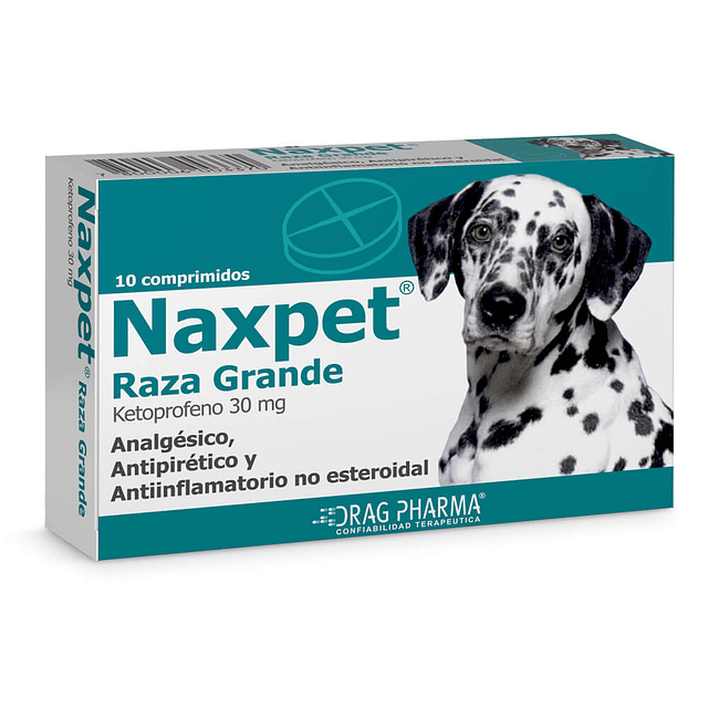 NAXPET 30 MG RAZA GRANDE (10 COMPRIMIDOS)