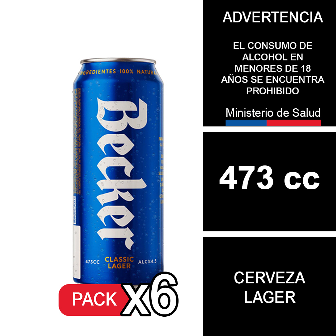 X6 Becker Lata 473 Cc 1