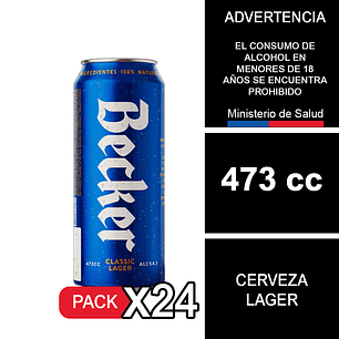 24X Becker Lata 473cc