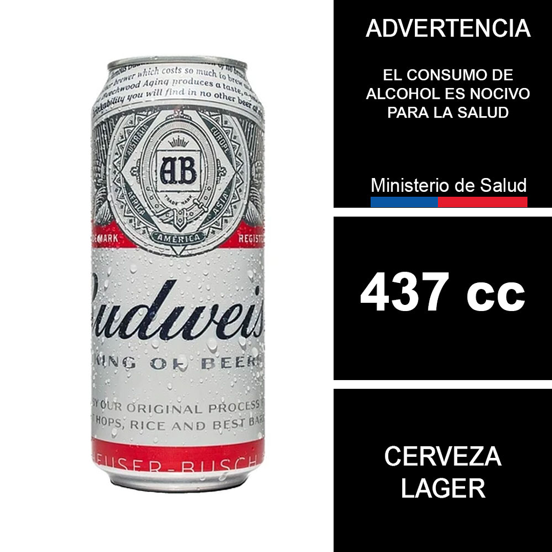 Budweiser Lata 473 Cc 1