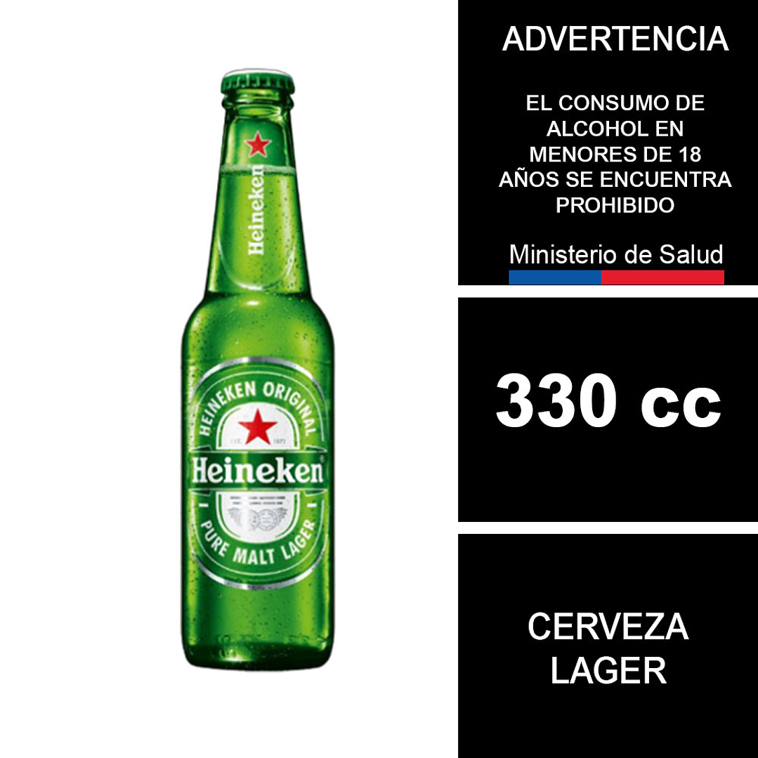 Heineken Botella 330 cc 1