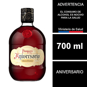 Ron Pampero Aniversario Extra Añejo 700 ml.