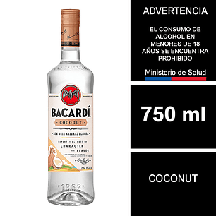 Ron Bacardí Coconut 750 ml