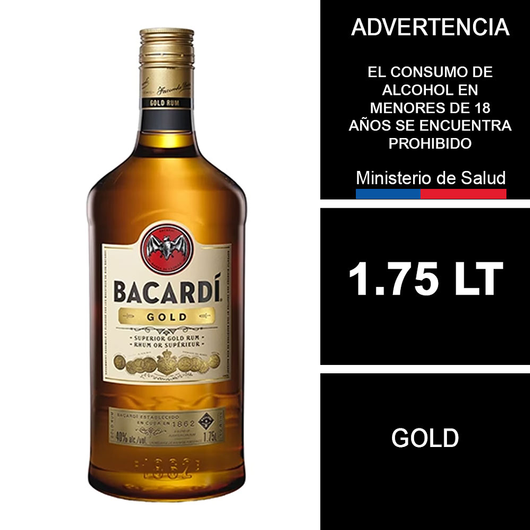 Ron Bacardí Gold 1750 cc 1