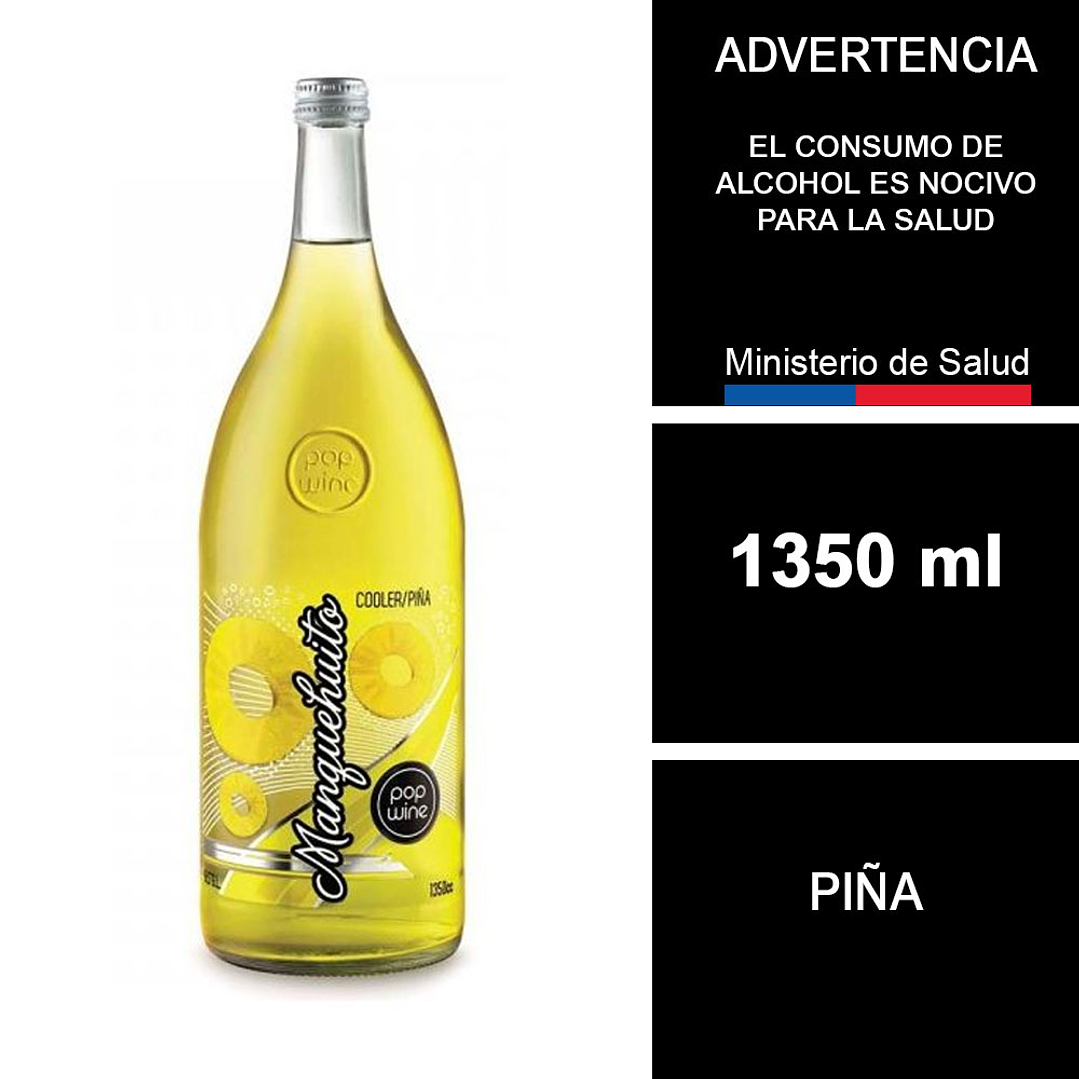 Vino Espumante Manquehuito Piña 1350 cc 1