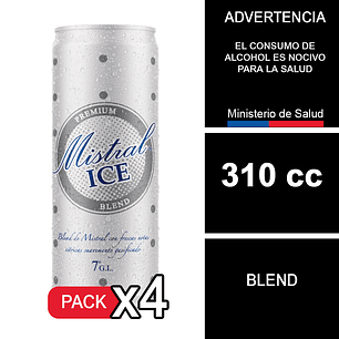 X4 Mistral Ice Blend Lata 310 cc
