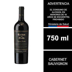Vino Casillero del diablo Reserva Privada Cabernet Sauvignon 750cc