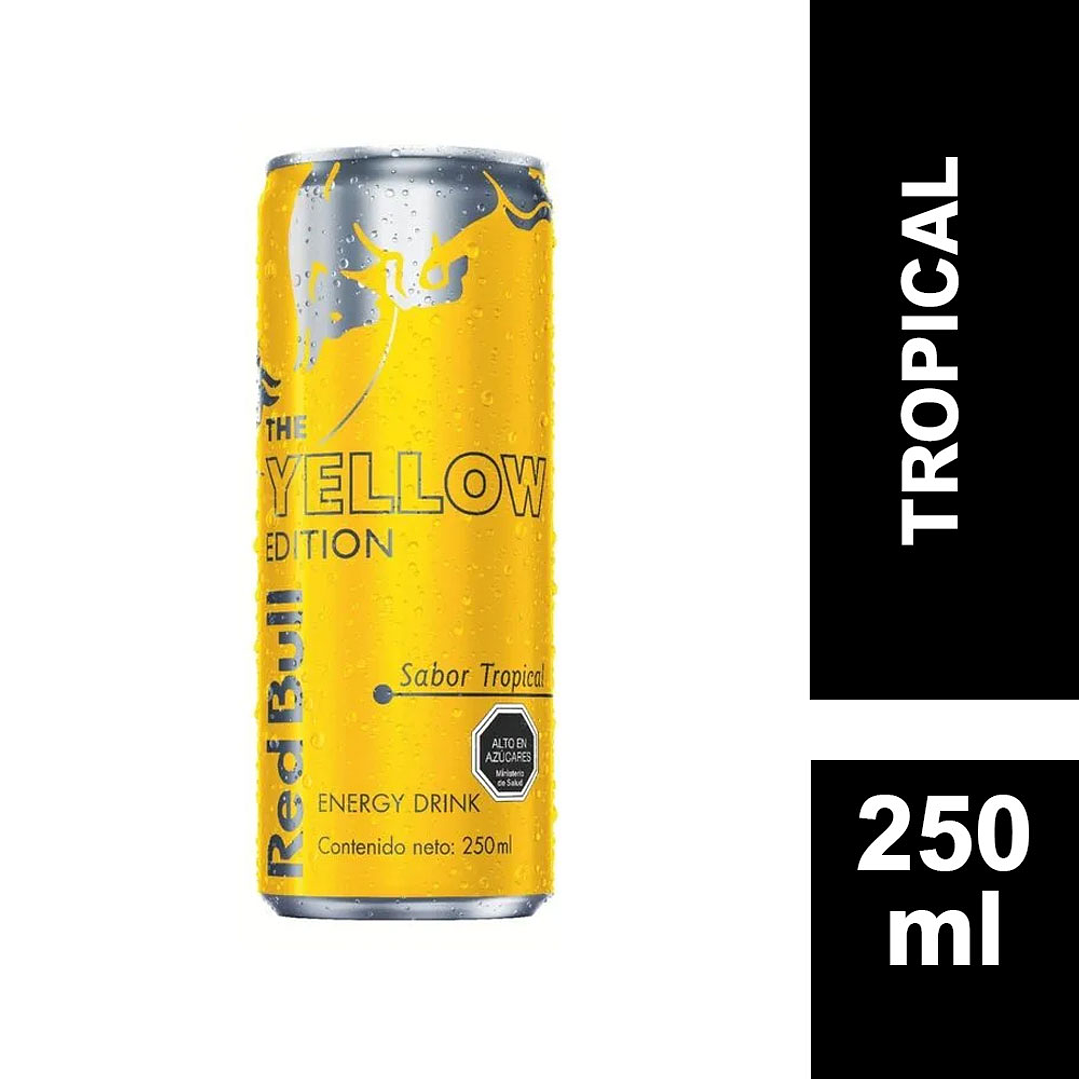 X6 Red Bull Yellow Edition Bebida Energética 250 cc 1