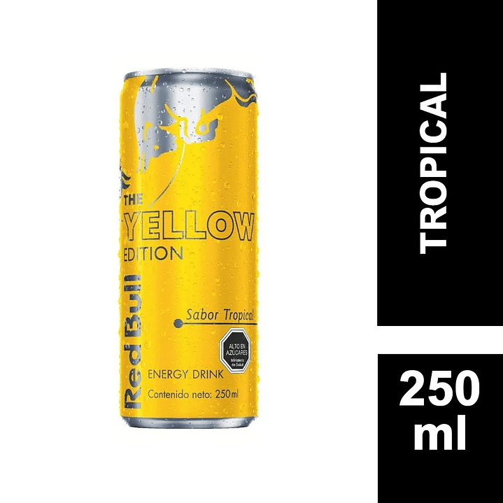 X6 Red Bull Yellow Edition Bebida Energética 250 cc 1