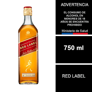 Whisky Johnnie Walker Red Label 750 ml