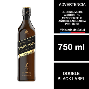 Whisky Johnnie Walker Double Black 750 ml