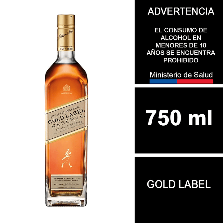 Whisky Johnnie Walker Gold Label Reserve 750 ml. 1