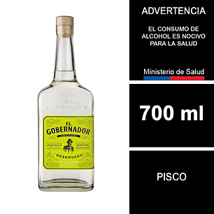 Pisco El Gobernador 700 cc