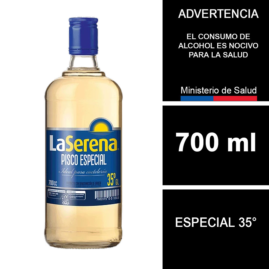 Pisco La Serena Tradicional 700 Cc 1