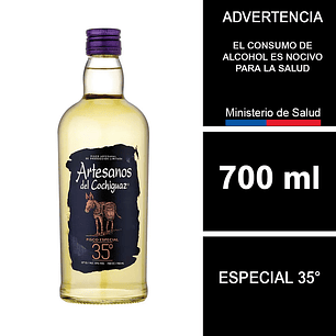 Pisco Artesanos Del Cochiguaz Especial 700 cc