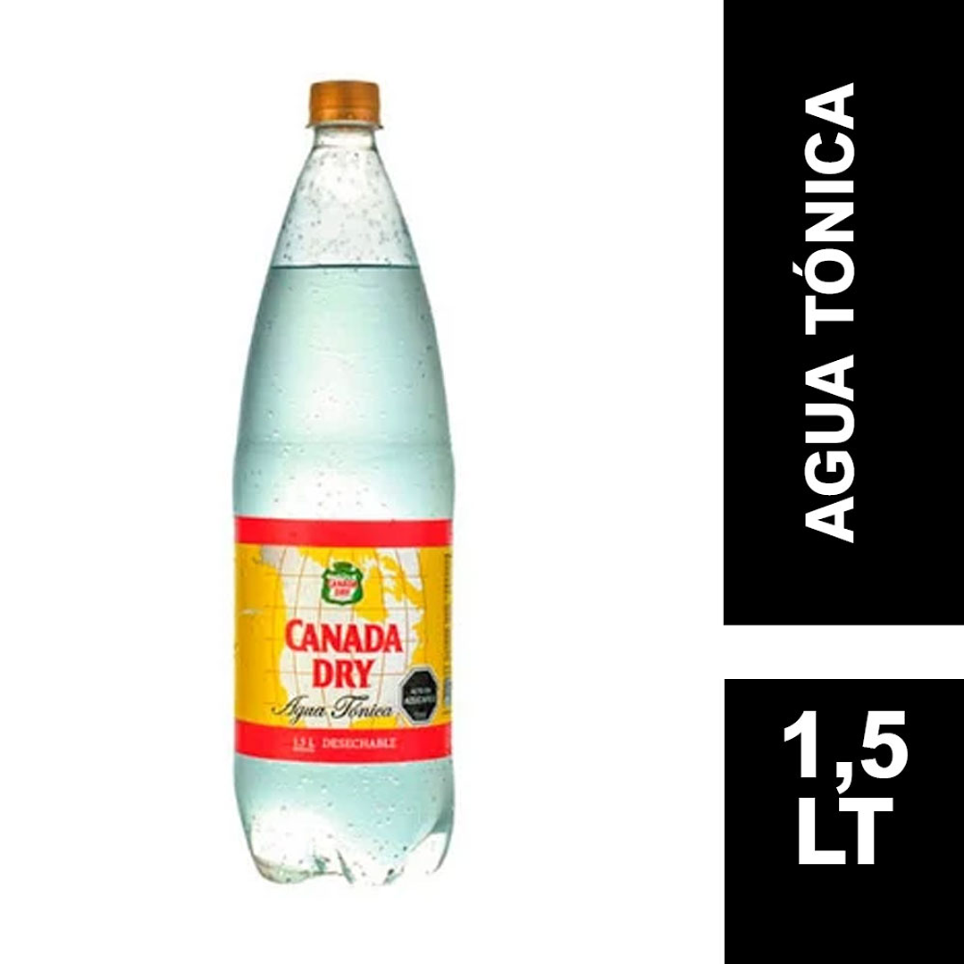 Agua Tónica Canada Dry 1500cc 1
