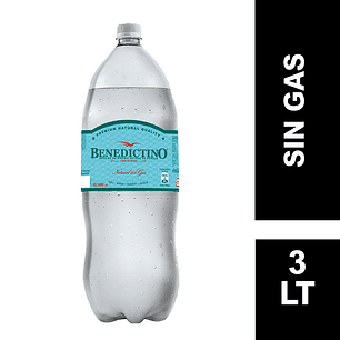 Agua Mineral Benedictino Sin Gas 3000c