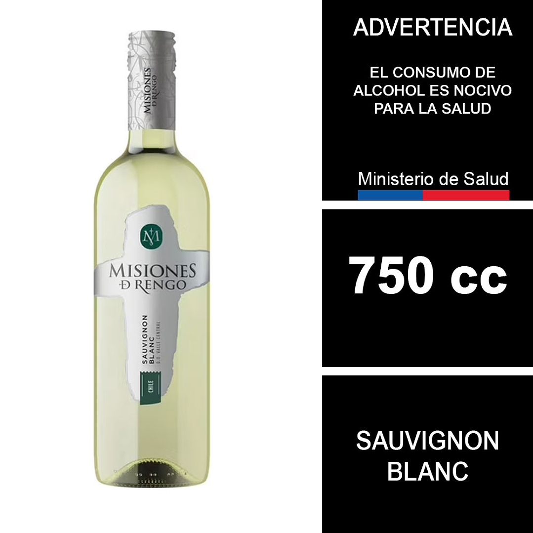 Vino Misiones De Rengo Sauvignon Blanc 750 cc 1