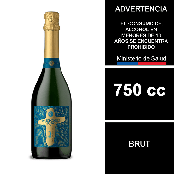 Espumante Misiones de Rengo Brut 750 cc 1