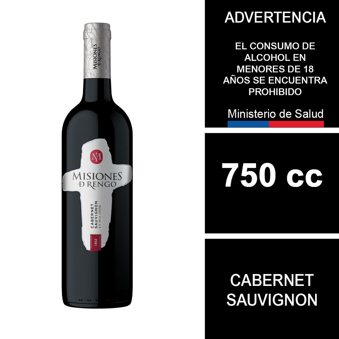 Vino Misiones De Rengo Cabernet Sauvignon 750 cc 1