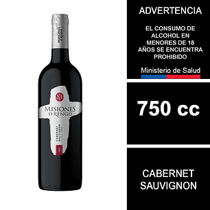 Vino Misiones De Rengo Cabernet Sauvignon 750 cc