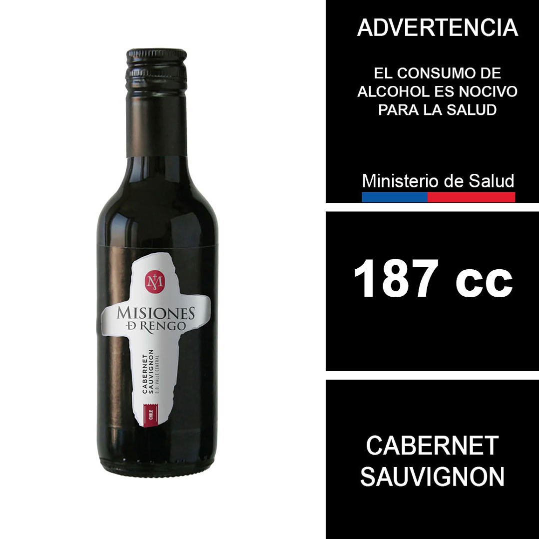 Vino Misiones De Rengo Cabernet Sauvignon 187 cc 1