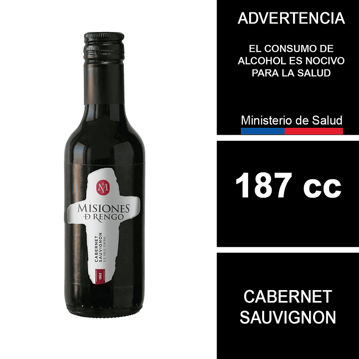 Vino Misiones De Rengo Cabernet Sauvignon 187 cc 1