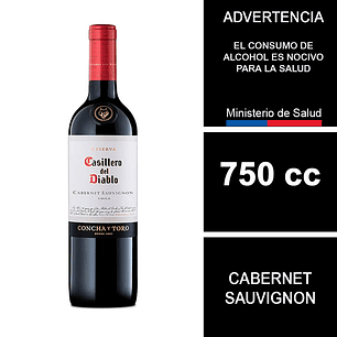 Vino Casillero del Diablo Reserva Cabernet Sauvignon 750cc