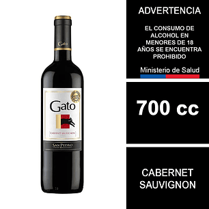 Vino Gato Cabernet Sauvignon 700 cc
