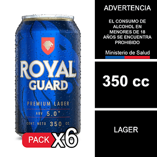 X6 Royal Guard Lata 350cc