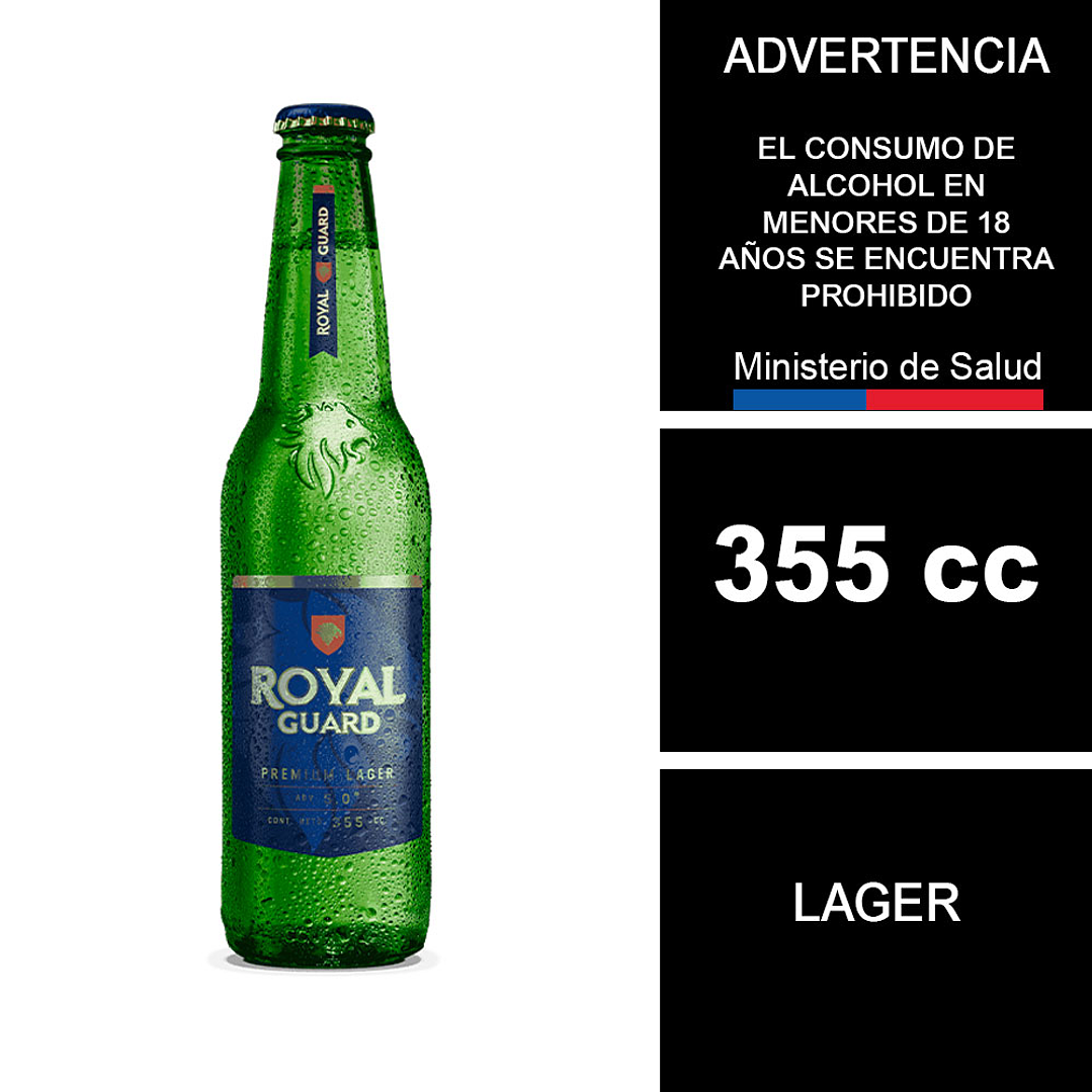 Royal Guard Botellin 355 Cc 1