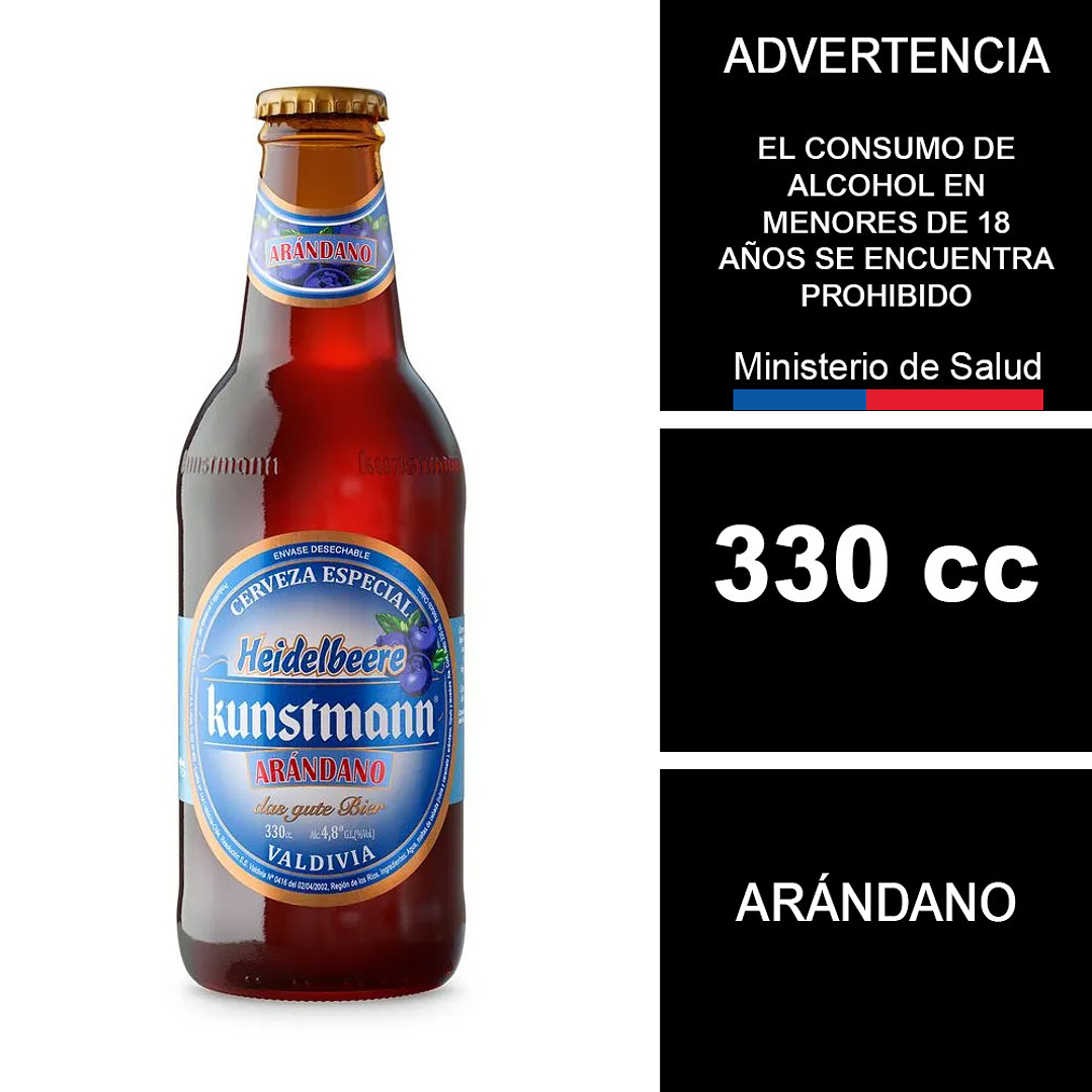 Cerveza Kunstmann Arándano 330 cc 1