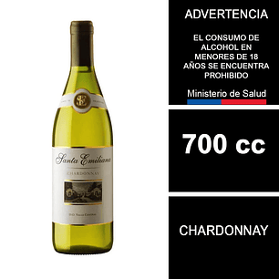Vino Santa Emiliana Chardonnay 700 cc