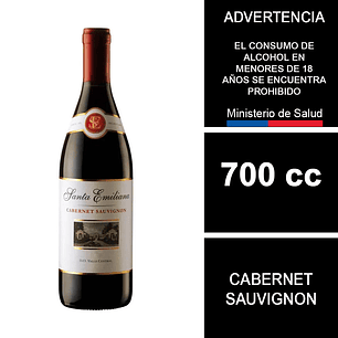 Vino Santa Emiliana Cabernet Sauvignon 700 cc