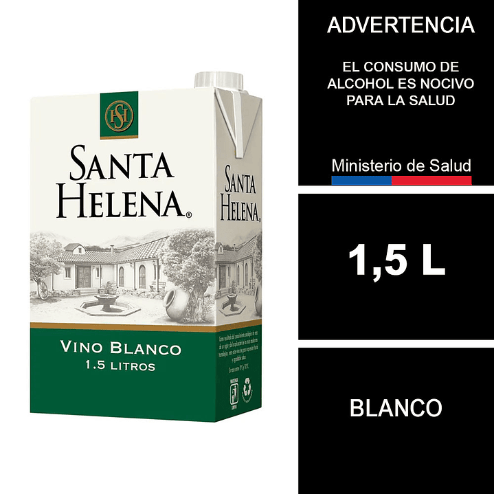 Vino Santa Helena Blanco Caja 1,5 L 1