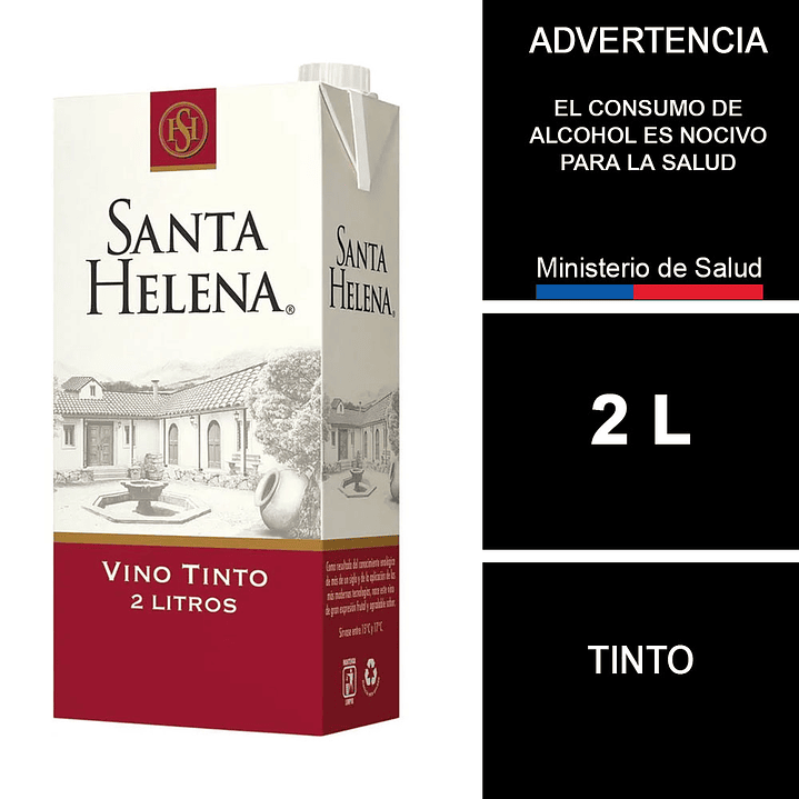 Vino Santa Helena Tinto Caja 2 L 1