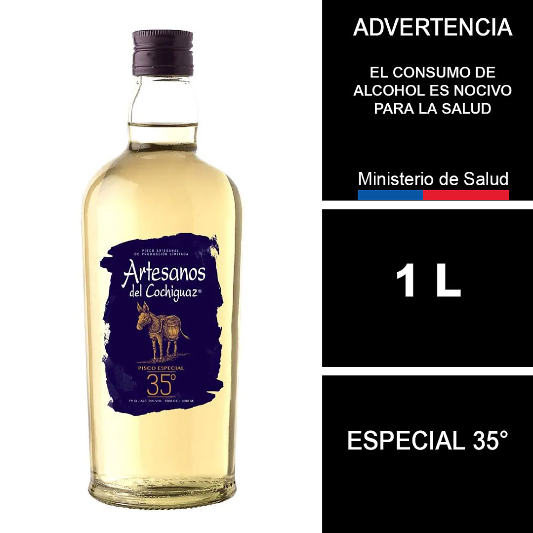 Pisco Artesanos Del Cochiguaz Especial 1 L 1
