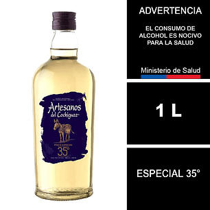 Pisco Artesanos Del Cochiguaz Especial 1 L