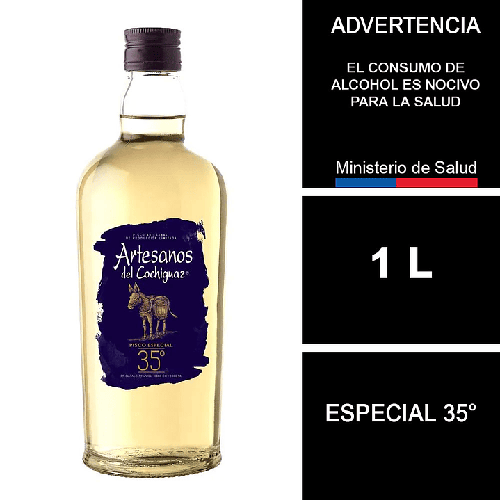 Pisco Artesanos Del Cochiguaz Especial 1 L 1