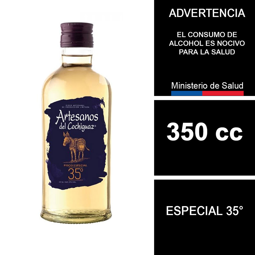 Pisco Artesanos Del Cochiguaz Especial 350 cc 1