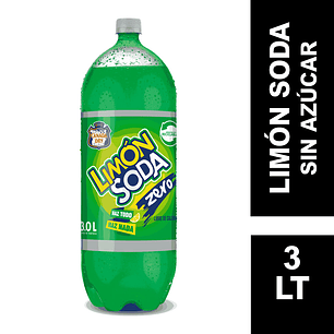 Limón Soda Zero 3000 cc