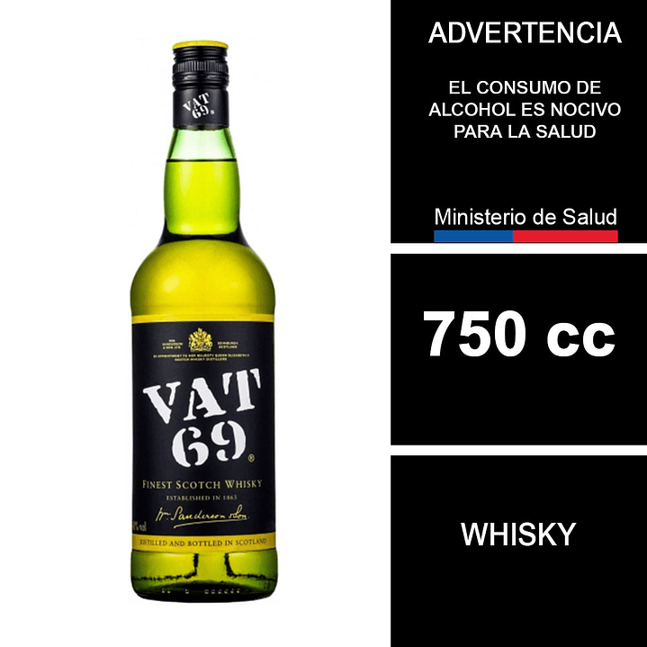 Whisky Vat 69 750 cc 1