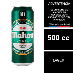 Mahou Clásica 500 cc