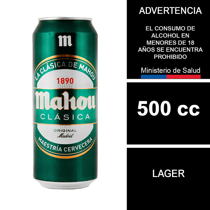 Mahou Clásica 500 cc 1