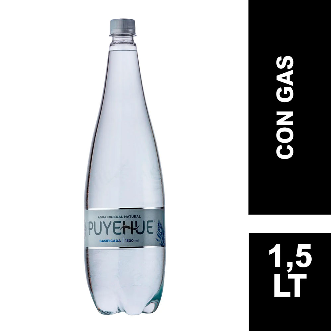 Agua Mineral Puyehue Gasificada 1,5 L 1
