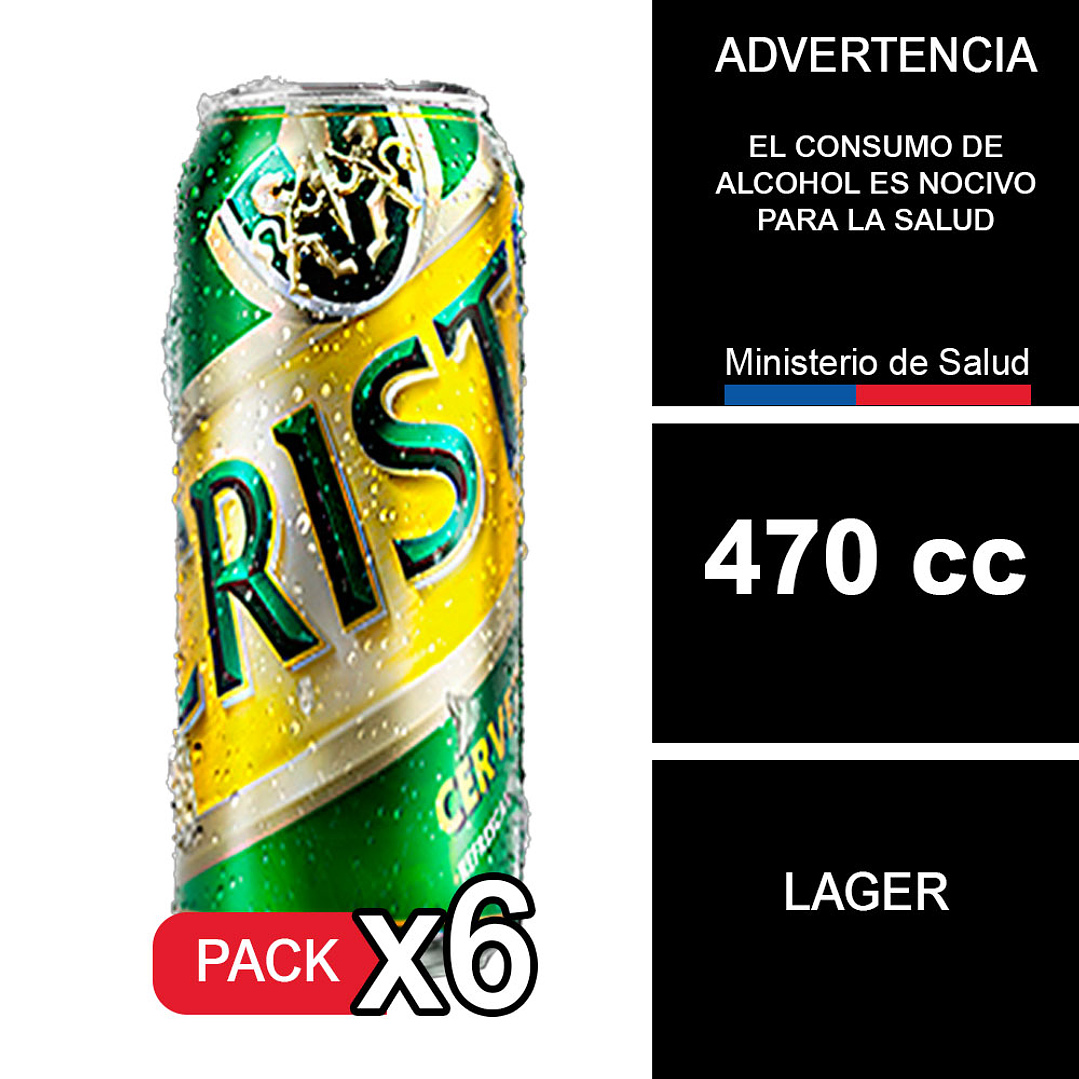 X6 Cristal Lata 470 cc 1