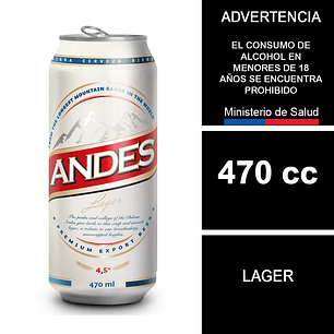 Andes Lata 470 cc