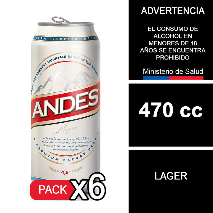 x6 Andes Lata 470 cc 1