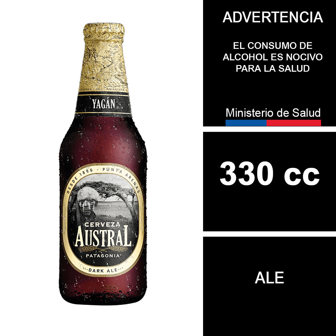 Cerveza Austral Yagan Dark Ale 330 cc 1