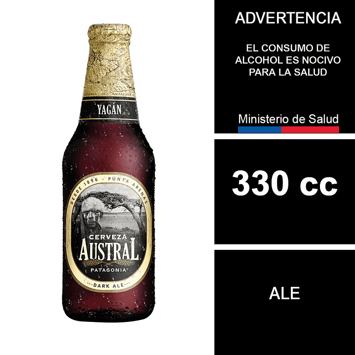 Cerveza Austral Yagan Dark Ale 330 cc 1